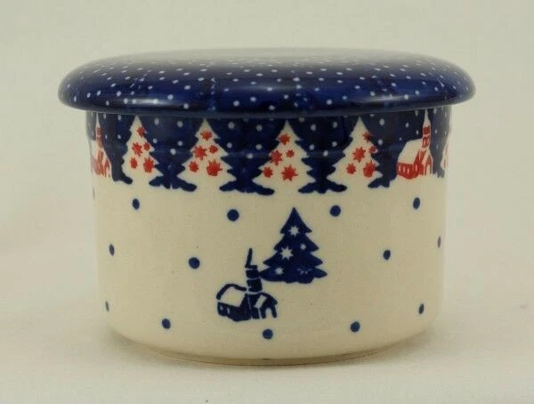 B-Ware Bunzlauer Keramik Butterdose, Hermetic mit Wasserkühlung (M136-CHDK) - Bild 2 von 4