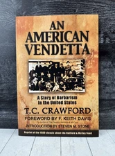 An American Vendetta Hatfield & McCoy Feud  Crawford True Crime Appalachia PB