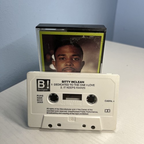 Bitty Mclean Dedicated To The One I Love CASSETTE SINGLE Dub Downtempo Reggae - Picture 2 of 3