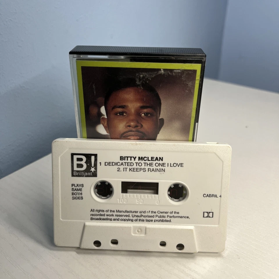 Bitty Mclean Dedicated To The One I Love CASSETTE SINGLE Dub Downtempo Reggae - Image 2 of 3