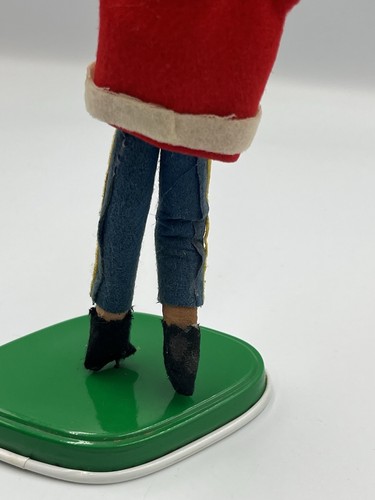 Vintage 1960’s Posable Doll SOLDIER 21CM Big Eyes On Wooden Stand Made In Japan - Picture 15 of 24