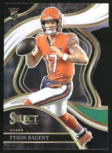 2023 Select Prizm Black and Green Die Cut #208 Tyson Bagent