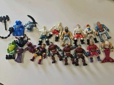 2001 Imaginext Mini Action Figures Lot With Accessories