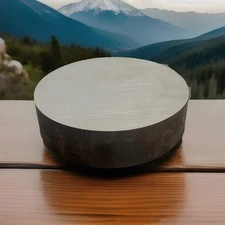 9310 Steel Round Bar – HR Normalized & Tempered AQ – 8″ Dia x 2″ Long – Alloy