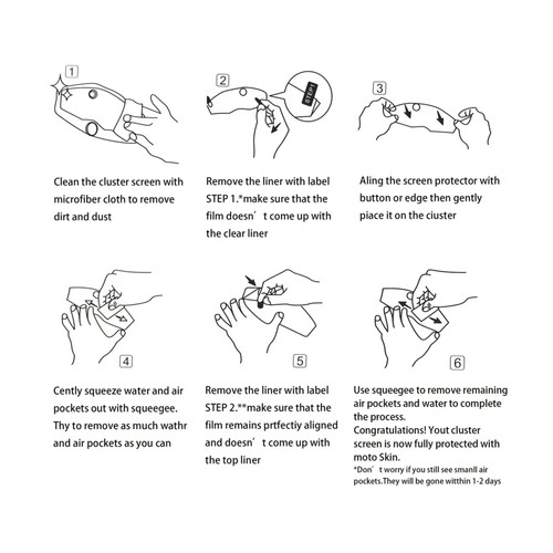 Nano Glass Dashboard Screen Protector for Honda X-ADV, Forza 750, CB1000R 202... - Picture 2 of 9