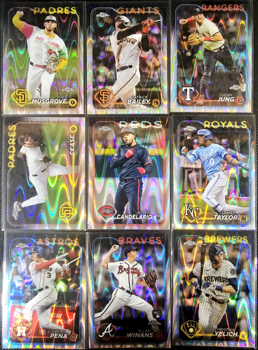2024 Topps Chrome Raywave You Pick! Rc F/S - Picture 37 of 50