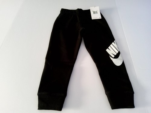 Nike Boys Youth Futura Jogger Pants 86D948 Black White Size 4 - Picture 2 of 6
