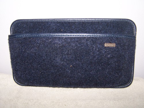 Cartella vintage blu navy per mappe stradali, realizzata da AUTO POCKETS - BELLA - Foto 1 di 2