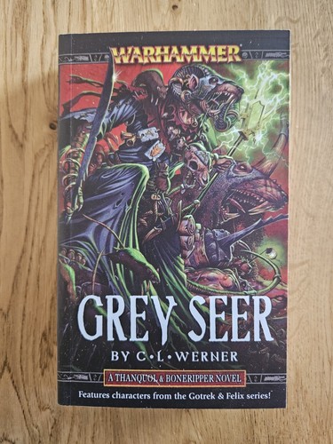 Warhammer Fantasy Grey Seer Paperback Black Library 2009 C L Werner - Picture 1 of 7
