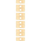 5 PCS Escutcheon Plate Sink Hole Cover Stainless Steel Kitchen Covers