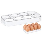  2 Count Eierhalter Für Kühlschrank Eierbehälter Organizer Eierbox Eierablage