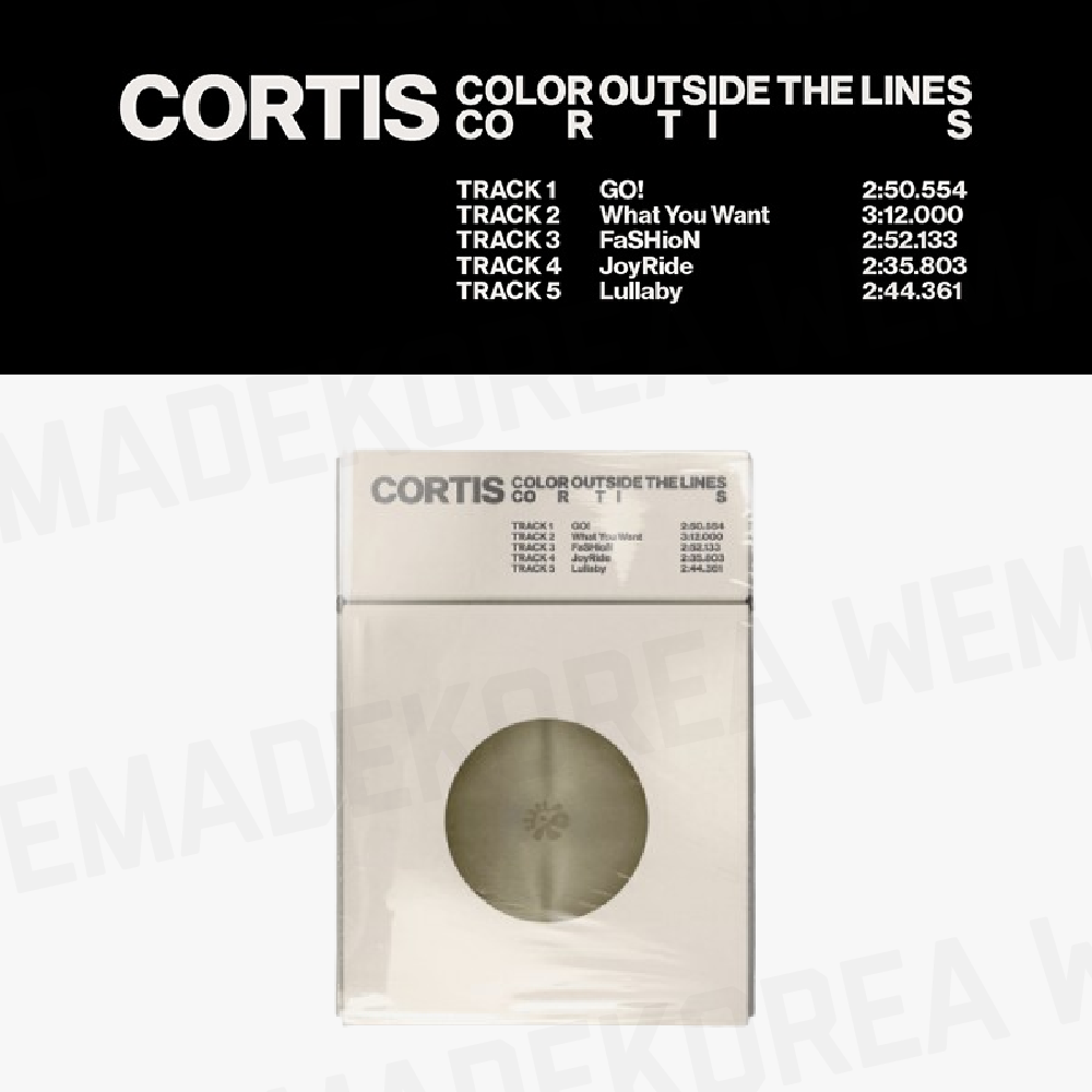 cortis singing bowl ver. 新品未開封 Pre-order CORTIS The 1st EP COLOR OUTSIDE THE LINES Singing