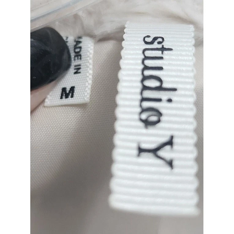 Chaleco Studio Y de piel sintética sin mangas de felpa acogedora pieza de capas mediana Foto 3 de 4