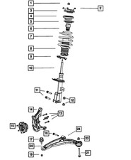 Genuine Mopar Jounce Bumper 5171137AB