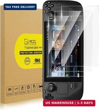 3 Pack Tempered Glass Screen Protector Designed for Steam Deck OLED