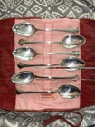 6 - Chippendale Towle Sterling Teaspoon 6-1/8" Curvaceous Delicate Floral 5.6 Oz