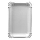 PAPSTAR Pure 11062 250 Cardboard Tray 13 x 20 cm Rectangular White
