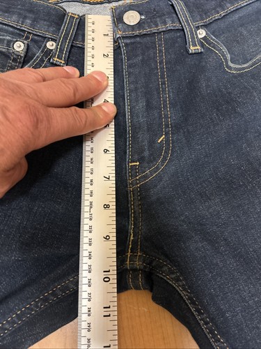 Levis 511 Jeans Mens 31 X 29 Slim Fit Dark Wash Blue Denim Workwear Casual - Picture 4 of 17