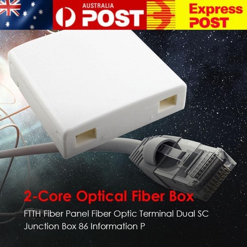 AU* FTTH Terminal Wall Mount Fiber Optic Junction Terminal Panel Termination Box