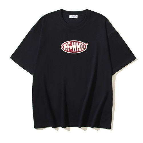 OFFS Nueva Camiseta Manga Corta Estampada Microetiqueta Cristal BLANCA - Imagen 2 de 12
