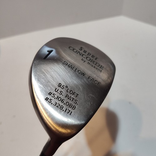 Vintage Nickent Super Concorde 1 Wood Driver 9.5° True Temper Dynamic Gold Golf - Picture 4 of 5