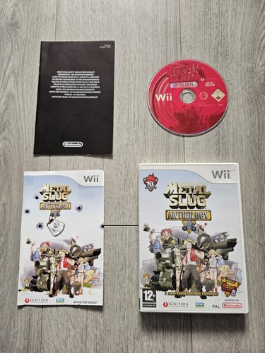 Metal Slug Anthology Nintendo Wii Game PAL Complete With Manual VGC