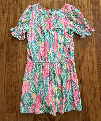 Lily Pulitzer Girls Mini Adley Romper Skort Sea Turtle Soiree Size Large (8-10) - Picture 2 of 5