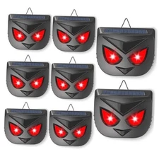 2025 8PACK Solar Nocturnal Animal Repeller Predator Control Light Coyote 4