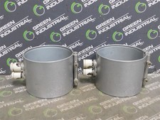 NEW Pair of 2 Watlow STB3S3A1-T Thinband Heaters 220V 700W 3.125" Tall 4" Dia