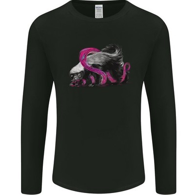 Honey Badger Herren Langarm T-Shirt
