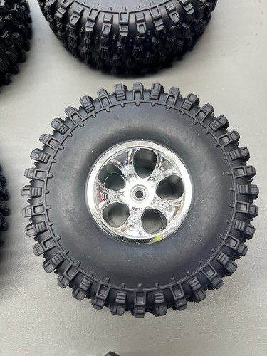 RC TIRES & WHEELS SET 12MM HEX/ TRAXXAS SLASH / RC ROCK CRAWLER / RC TRUCK TIRES - Picture 5 of 21