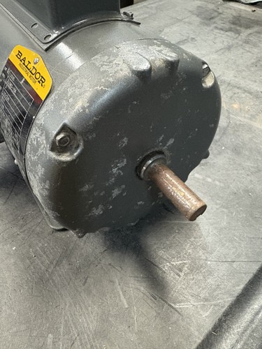 BALDOR MOTOR .5 HP 1140 RPM #L3505 SPEC 35J383-156 - Picture 3 of 4