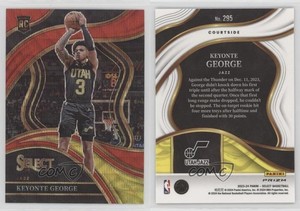 2023-24 Panini Select Courtside Red Wave Prizm Keyonte George #295 Rookie RC