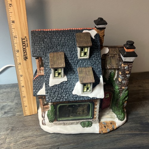 Norman Rockwell Saturday Evening Post “Tea Time” 1927 Christmas Village Ceramic - Picture 11 of 11