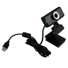 High Definition Videokamera 1080P 360 Grad Webcam Manueller Fokus (Schwarz)