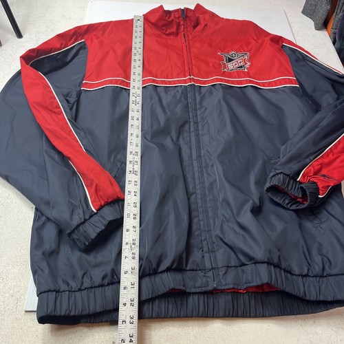 87th INDIANAPOLIS 500 WINDBREAKER MAY 2003 REEBOK RED AND NAVY SIZE ADULT XL VTG - Picture 5 of 12