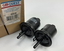 (2) Carquest 86410 Black Fuel Filters For 2001-2009 Toyota Sequoia