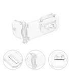  6 Pcs Clear Acrylic Lock Hasp Hinge Latch Cabinet Accessory Hasps Accessories