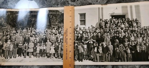 1952 10" x 43" Photo of Homecoming at Green Springs Baptist Church Parkton, NC - Picture 12 of 17