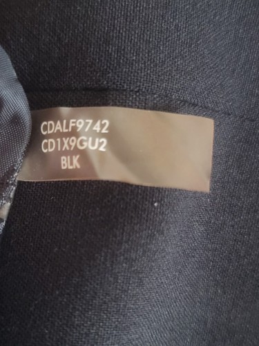 Calvin Klein Women’s Dress Size Sm-Med Fitted Black Zip Cowl Neck Office Career - Picture 12 of 12