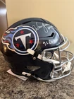 Warren Moon Signed Tennessee Titans Full Size SpeedFlex Helmet 9x Pro Bowl