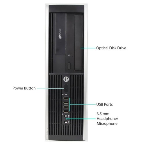 HP 8300 SFF Celeron Windows 10 Pro 16 GB SSD 4 TB Rs232 Serial C Refurbished - Picture 2 of 7