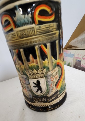 1989 Berlin Stein Limited Edition. No. 3351 of 5000- Made in Germany - Picture 6 of 8