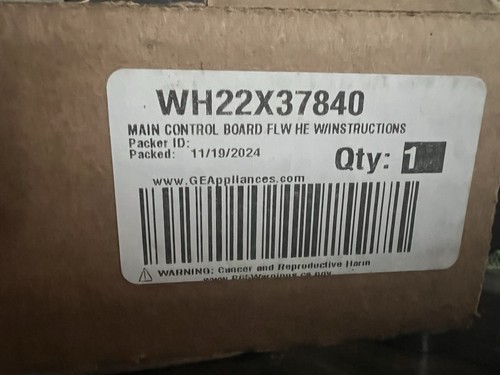 OEM GE Washing Machine Control Board WH22X37840