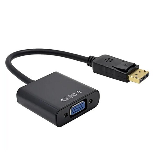 Adaptador DisplayPort a VGA macho DP a VGA hembra convertidor PC Beamer X0E9 - Imagen 7 de 16