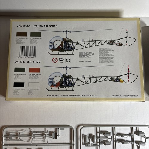 Italeri # 095   AH-1 / AB-47 Light Helicopter 1/72 Scale Model Kit - Picture 5 of 5