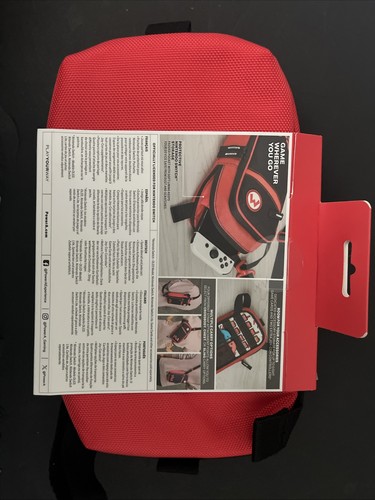 PowerA Crossbody Bag for Nintendo Switch Mario & Friends Black Red New! - Picture 2 of 5