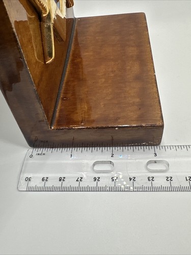 Vintage Masonic Freemason Ceramic Bookend - Picture 10 of 11