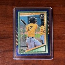 2025 Panini Donruss - Optic Rated Prospects Konnor Griffin #123 Blue Velocity 