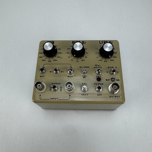 Vintage Data Inc Model 2124 Mod2 Differential Amplifier High Gain High-Impedance
